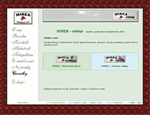 Tablet Screenshot of eshop.mirea.biz